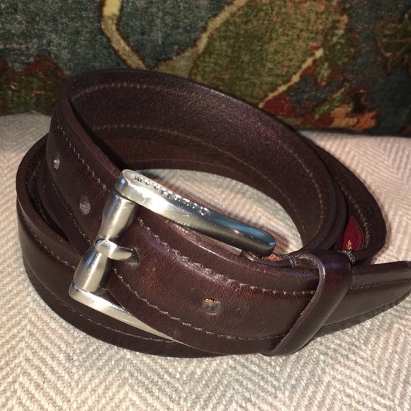 Cole Haan Other - Cole Han leather brown belt England 49,5” long